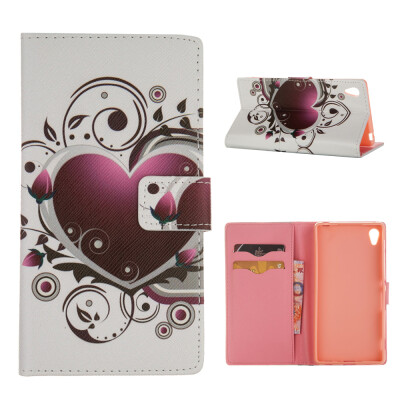 

MOONCASE ЧЕХОЛ ДЛЯ Sony Xperia Z4 Flip PU Leather Fold Wallet Card Slot Kickstand Back [Pattern series] /a07