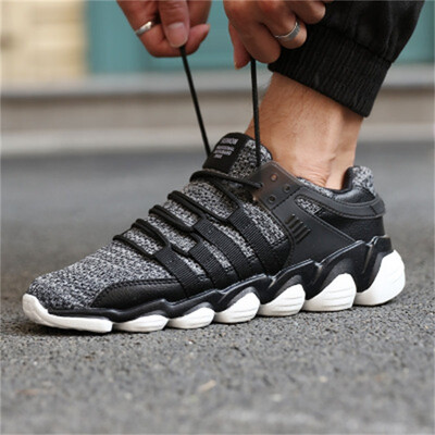 

2018 Hot sale fashion Brand Men Casual Shoes Lace Up Comfortable Canvas Shoes For Male Black Gray White Plus Size 39-46