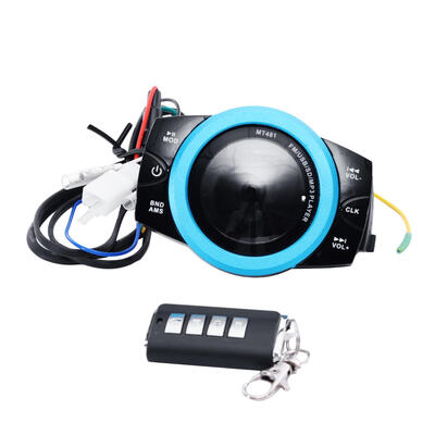 

1x Universal Touch Key Control Remote Anti-theft Motorcycle Audio Radio Main Unit 875MHz-108MHz FM MP3