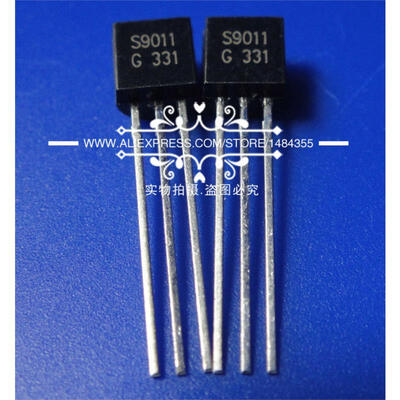 

Free shipping 200pcslot S9011G S9011 003A30V NPN transistor TO-92