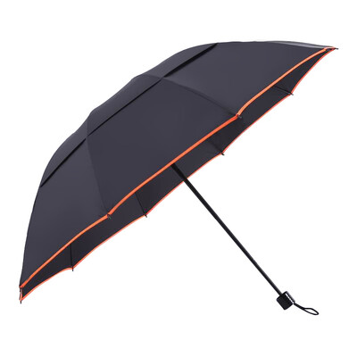 

Midea MAYDU night safety reflective umbrella 11 m 10 bone double windproof mens folding umbrella M3510 orange side