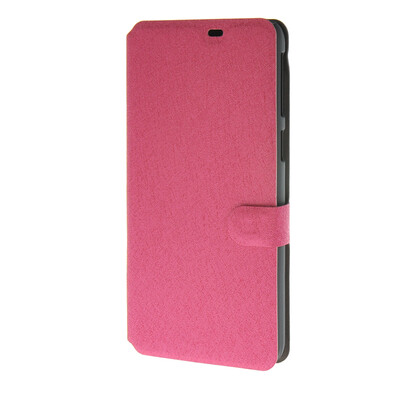 

MOONCASE Ultra thin matte surface Leather Wallet Flip Card Slot Holster Pouch Stand Back чехол для HTC Desire 826 Hot pink