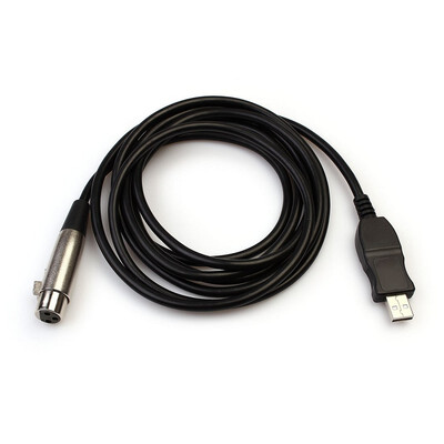 

3M 10FT USB 2.0 Male to XLR Female Microphone Mic Audio Cable For Windows Vista
