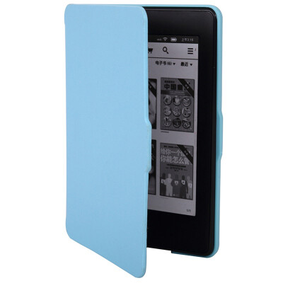 

MGYOK Kindle Case Kindle 958 Защитный чехол / чехол Paperwhite 1/2/3 Электронная книга для защиты от сна Кожаный чехол KPSTL Sky Blue