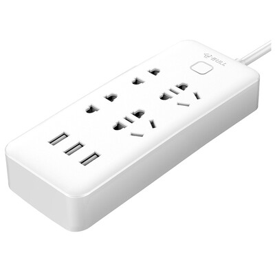 

Bull BULL GN-B322U smart USB socket plug-in board row row patch panel drag board 4 jack 3USB port total length of 18 meters electronic micro-switch child protection door
