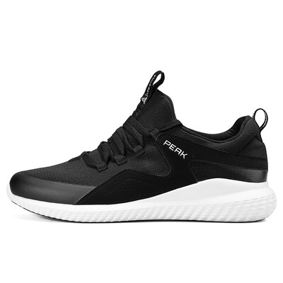 

PEAK mens casual shoes low to help the magic bullet comfortable one pedal urban sports shoes DE810411 black 39 yards