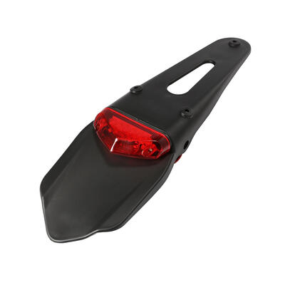 

1PC Rear Fender 12 LED Brake Red Tail Light WBracket for Dirt Bike Custom Motorbike Off-road Motorcycle 12V