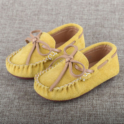 

Children Shoes Girls Boys Shoes 2018 Fashion Bow High Quality Toddler Baby Kids Shoes Genuine Leather Casual Soft Kids Moccains