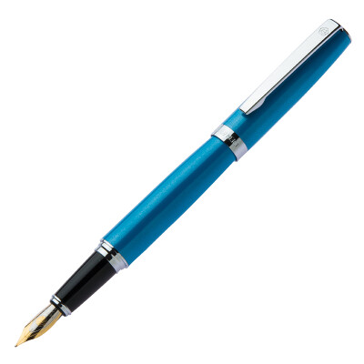 

Hero (HERO) 382 iridium gold pen light blue