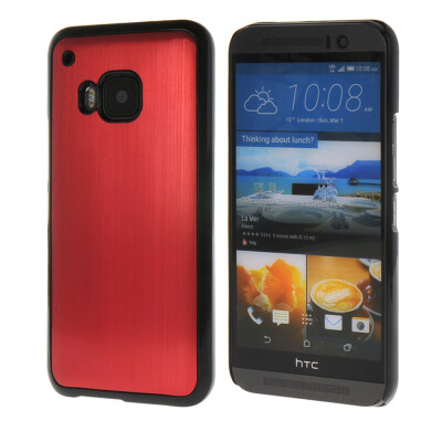 

MOONCASE Fashion Brushed Aluminium Metal Hard Case Cover for HTC One M9 Red