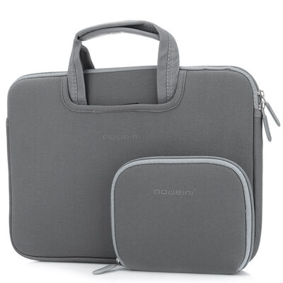 

Ovigny Hand Shockproof Mother Pack Сумка для ноутбука Neck Pack 14.5 / 15.6 дюймов Lenovo ASUS Apple MacBook Dell HP Grey