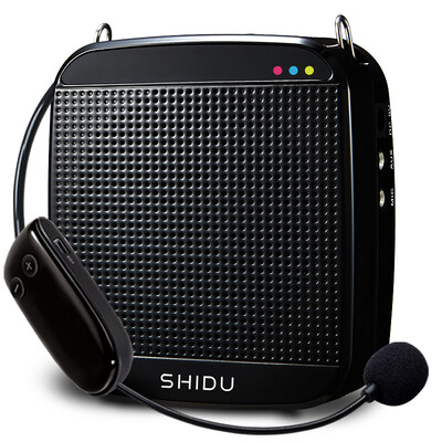 

10 градусов (ShiDu) SD-S613 2.4G беспроводной громкоговоритель мощный 18-ваттный небольшой пчела учитель преподавательский гид посвященный громкоговоритель громкоговоритель многофункциональный плеер классический черный