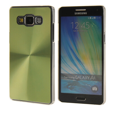 

MOONCASE Fashion CD Style Aluminium Metal Hard Case Cover for Samsung Galaxy A5 Green 01