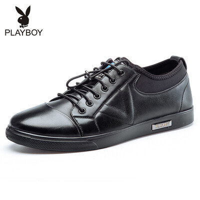 

Playboy Men&39s Set of feet fashion wild shoes casual shoes men&39s shoes 6CW532027D01 black 39