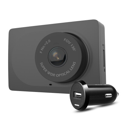 

YI Xiaomi Compact Dash Camera 1080p Full HD Car Dashboard Camera с 2,7-дюймовым ЖК-экраном 130 WDR-объектив G-Sensor Night Vision Black