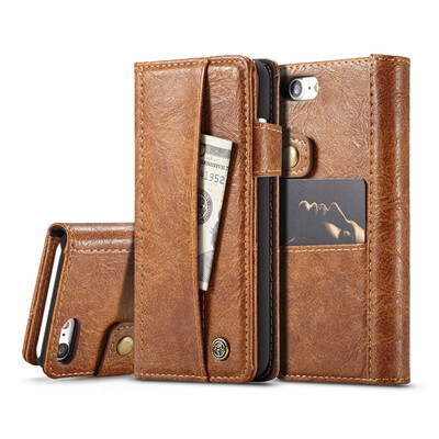 

Iphone 66S6 Plus6S Plus Luxury Leather Commerce Multi-function Wallet Card Clip Protection Cover Stand Phone case