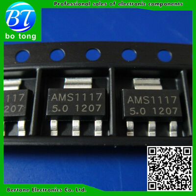 

Free Shipping 20PCS/LOT SOT-223 AMS1117-5.0V AMS1117 LM1117 1117 Voltage Regulator We only provide good quality