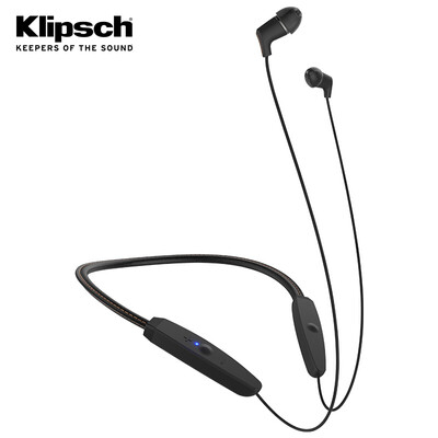 

Klipsch R5 Neckband Leather Collar Neck-mounted Wireless In-ear Bluetooth Headset Wired Call 8 Hours Patented Oval Earbuds Black
