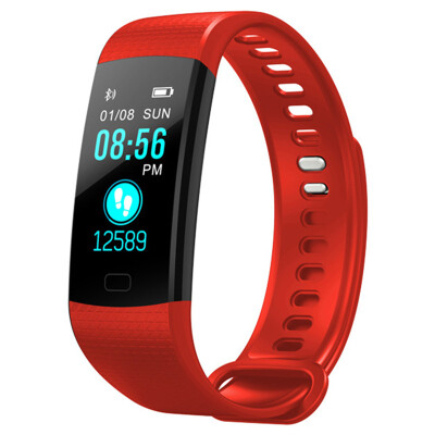 

Smart Bracelet Wristband Fitness Tracker Цветной экран Heart Rate Sleep Pedometer Sport Водонепроницаемый отслеживатель активности iPhone Samsung