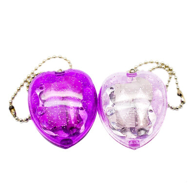 

Le Jia creative gifts toys eight sound box heart-shaped acrylic creative key ring music box Yunsheng movement sky city