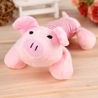 

Pet Puppy жевать Squeaker скрипучий звук Плюшевые Свинья Слон утку для собак Игрушки