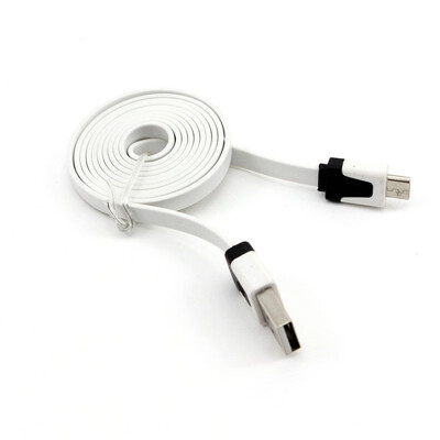 

Mince Flat Micro USB Data Sync cable chargeur pr Samsung Galaxy S4 S3 Note 2 HTC