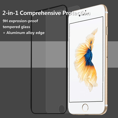 

Ainy Best selling tempered glass screen protector with little color edge for iphone 6/ 6S Plus