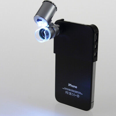 

Microscope Lens + LED for iPhone 4