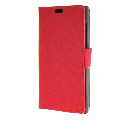 

MOONCASE Maze grid Style Wallet Leather Card Slot Bracket Back чехол для BlackBerry Leap Red01