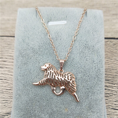 

New Samoyed movement Necklace Trendy Style Samoyed movement Pendant Necklace Women Fashion Pet Dog Jewellery