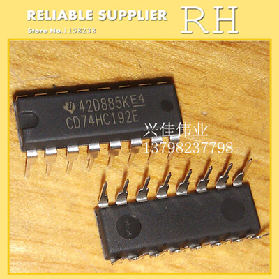 

50PCSlot CD74HC192E 74HC192 DIP16 counter
