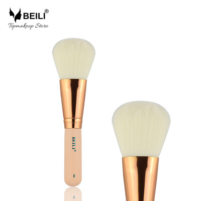 

BEILI 90 Rose Golden Ferrule Soft Synthetic Big Powder Blusher Makeup Brush Short Handle