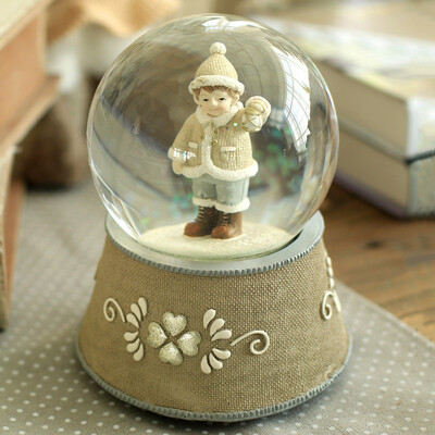 

Jingdong Supermarket Yiko home creative gift pony music crystal ball music box