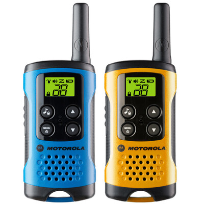 

Two loaded Motorola T40 free licensed walkie-talkie