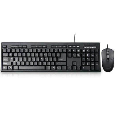 

Newmen T-101 dual USB interface mouse&keyboard set black