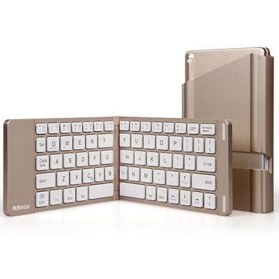 

VW BOW HB022A Foldable Wireless Bluetooth Keyboard Gold
