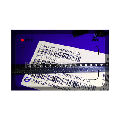 

Free shipping MMBD914LT1G MMBD914LT1 100V 200mA SOT-23 MMBD914 Mark 5D SOT23 SMD High Voltage Triode Transistor 200pcslot