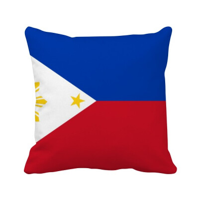 

Philippines National Flag Asia Country Square Throw Pillow Insert Cushion Cover Home Sofa Decor Gift