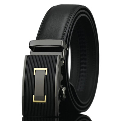 

Fashion Designer Belts for Men Sliding Buckle Ratchet Men Belt Automatic Fashion ceinture homme