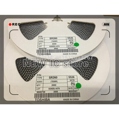 

Free shipping 2000pcs/Lot SS26 SR260 2A/60V A-type SMD Schottky Barrier Rectifier Diode 100% NEW Free Shipping