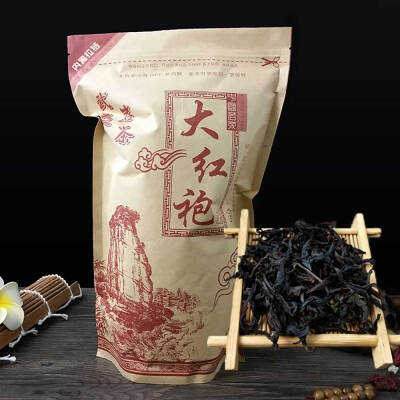 

250 г Чай Da Hong Pao Большой красный мешок Zip Seal Bag Package, Wuyi Oolong DaHongPao Shui Xian Da Hong Pao Tea лучший чай oolong