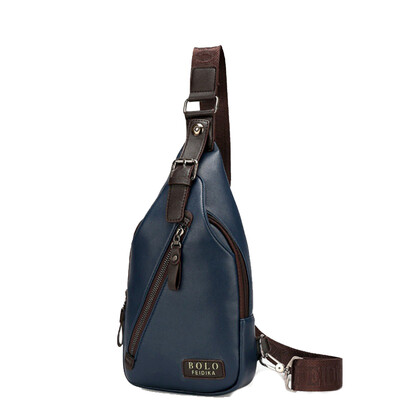 

Mens small travel bags leather mens Messenger bag single backpack British chest bag Messenger bag B-fdk1603