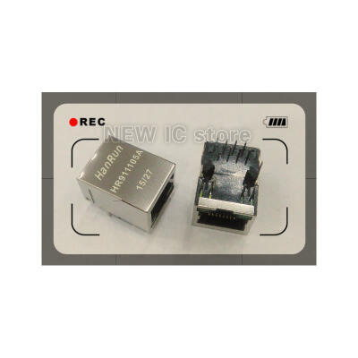 

Hot...100pcs Free Shipping Single Port RJ45 Connector Original HR911105 HR911105A