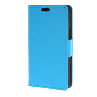 

MOONCASE Vivid colors Leather Wallet Card Slot Bracket Back чехол для LG Joy H220 Blue