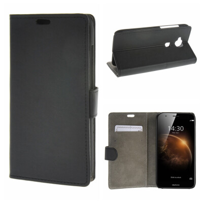 

MOONCASE ЧЕХОЛ ДЛЯ Huawei Ascend G8 Premium PU Flip Leather Wallet Card Holder Bracket Back Pouch Black