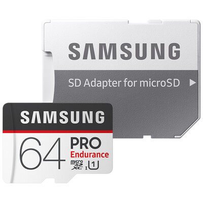 

Samsung PRO Endurance Micro SD Memory Card 64GB