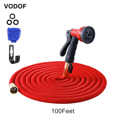 

VODOF 1 Set 100 Feet Multifunctional Expandable Garden Hose Water Hose With Sprayer EU