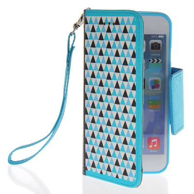 

MOONCASE Fashion Leather Side Flip Wallet Card Slot Pouch Stand Back чехол для Apple iPhone 6 Plus