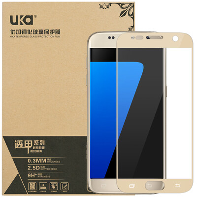 

Youjia Samsung S7 tempered film full coverage tempered glass membrane phone protective film for Samsung Galaxy S7 G9300 G9308 gold