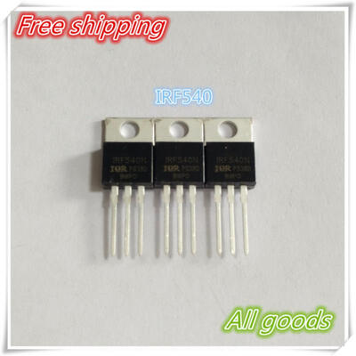 

100PCS free shipping IRF540NPBF IRF540N IRF540 TO-220 100V 33A MOS transistor N channel new original